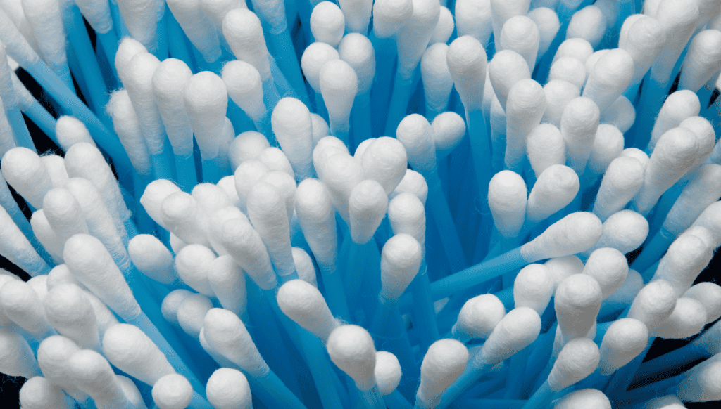 Cotton Swabs Close Up Image