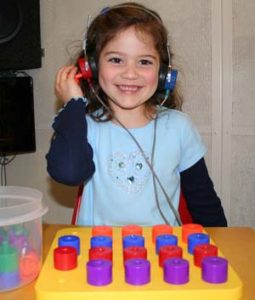 Hearing Test for a Child Patient